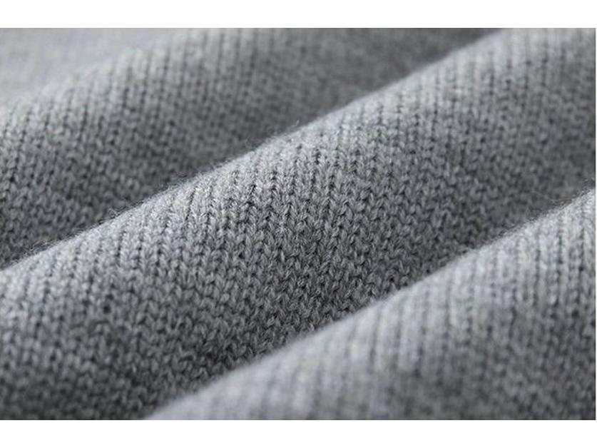 Men's Thick Woolen Hooded Pullover Sweater Coat - Solid Color for Autumn/Winter