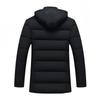Casaco de Penas Masculino Casaco Casual de Inverno