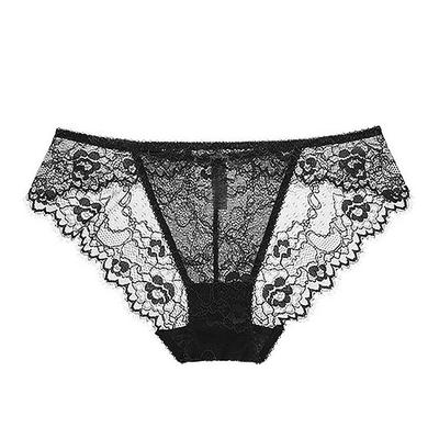 Women's Sexy Lace Transparent Low-Waist Triangle Panties – Ultra-Thin, Hip-Lifting, Hollow Out Design