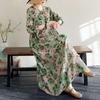New Floral Vacation Style Travel Round Neck Vintage Dresses