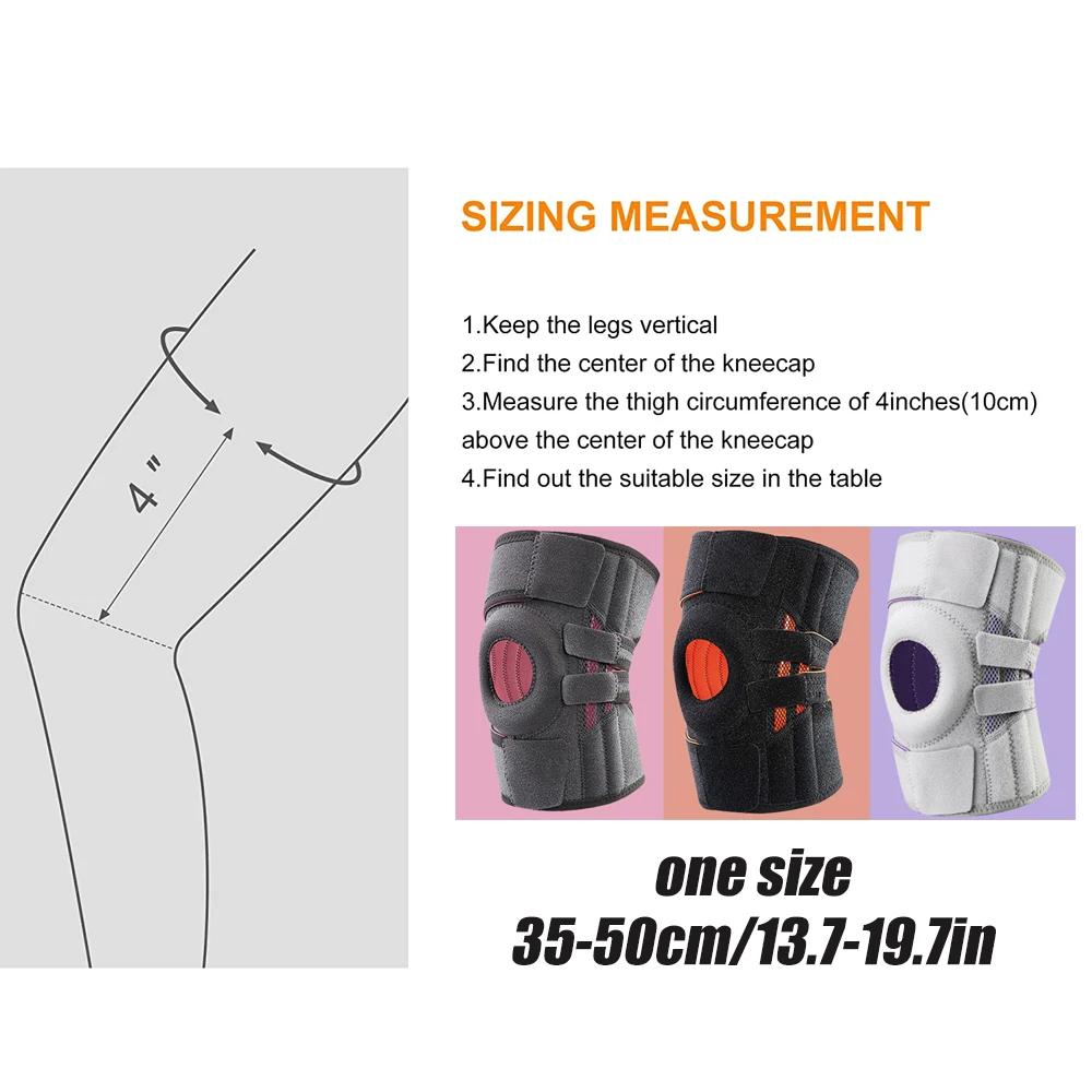 Stabilizatoare de genunchi reglabile pentru menisc, rupere, dureri de genunchi, ACL MCL, recuperare leziuni, suport pentru genunchi pentru bărbați și femei