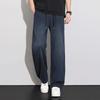 Spring and Summer New European and American Lyocell Gray Tencel Loose Straight Imitation Denim Casual Pants Men's Pants