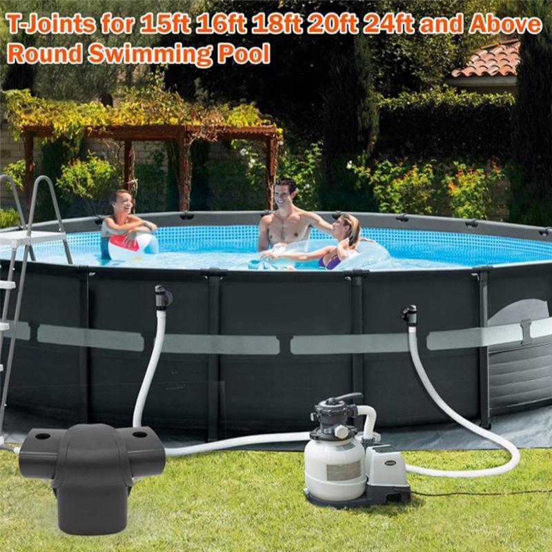 Promotion!12427 T-Joint For Intex Ultra Frame Pools Fits 15Ft To 16Ft Models Durable Replacement Part