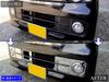 BRIGHTZ Atrai Wagon S321G S331G Early Super Mirror Stainless Plating Front Bumper Lower Panel 8PC Atrai Wagon 321 331 S321 S331 321G 331G 10689