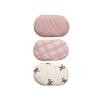 Children's Floral Gingham Hair Clip - Cute Oval BB Hairpin for Little Girls
