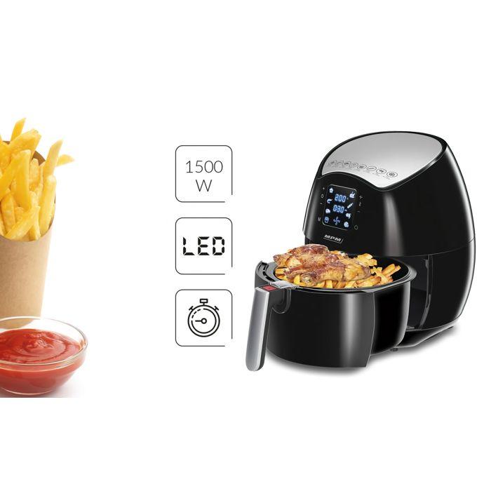 Friteuse - MPM - MFR-06 - 1500 W - 4.8 Litres - Acier Inoxydable - Noir