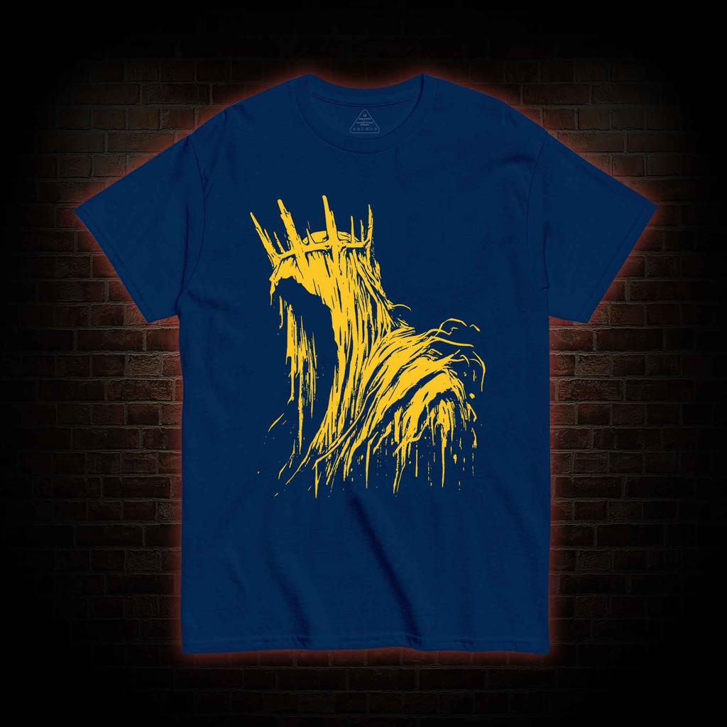 Unisex The King in Yellow Hastur Graphic TShirt Cthulhu Mythos Vintage Dark Art Black Metal Short Sleeve Cotton Tees Streetwear