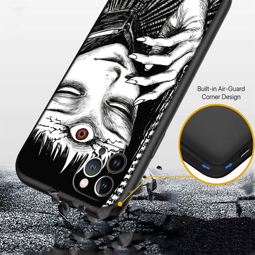 FM29 Junji Ito Tomie Soft Shell Phone Case for Redmi Note 10 11 12 Pro Max 10S 10C 10T 11A 11S 12S 12C