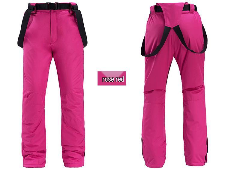 Winter Ski Bib Pants: Windproof, Waterproof, Breathable, and Insulated for Men and Women