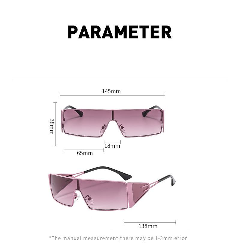 New Metal Fashion Future Technology Sense Sunglasses Sunglasses Trendy Fashion Glasses