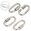 304 Edelstahl-Anschluss 4-teilig Link Lock Silber