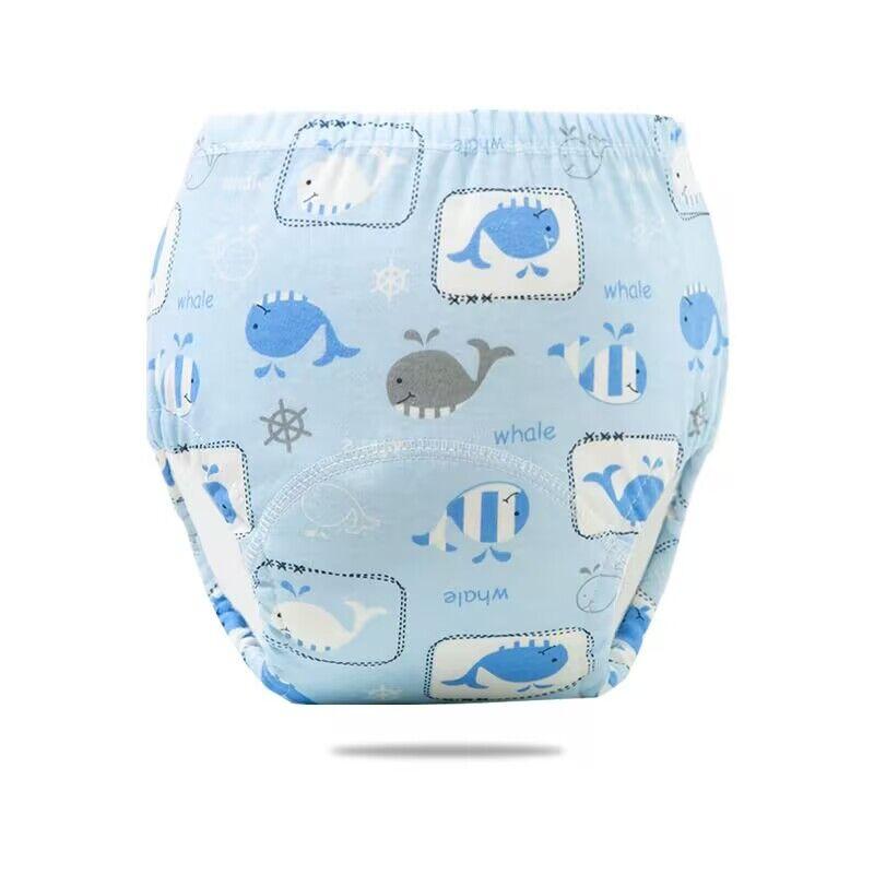 Baby Cotton Gauze Diapers Mesh Learning Pants Children Potty Training Pants Baby Underwear