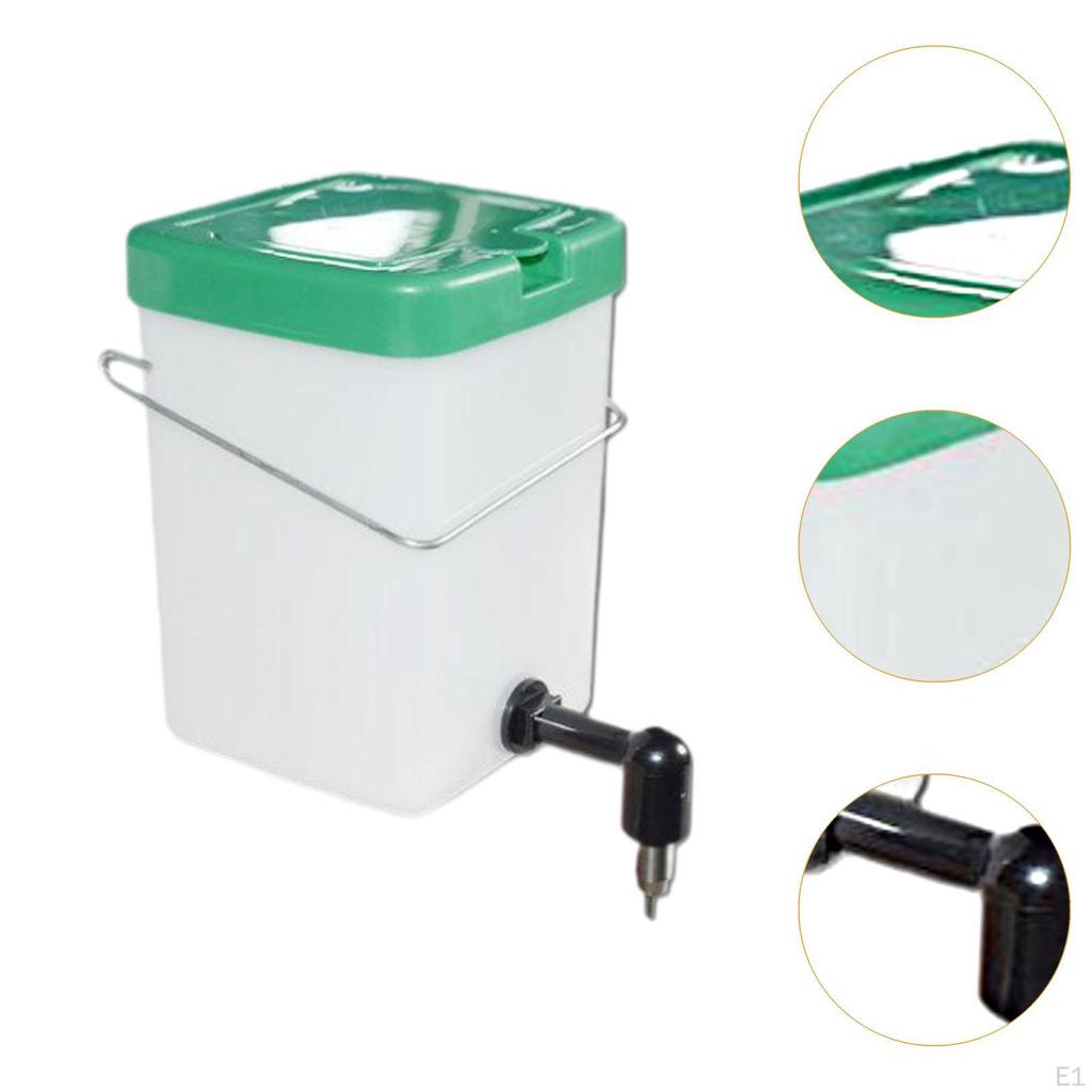 Automatic Bunny Drinker Drinking Bowl Easy To Clean with Lid Can Be Hung Water Dispenser Pet