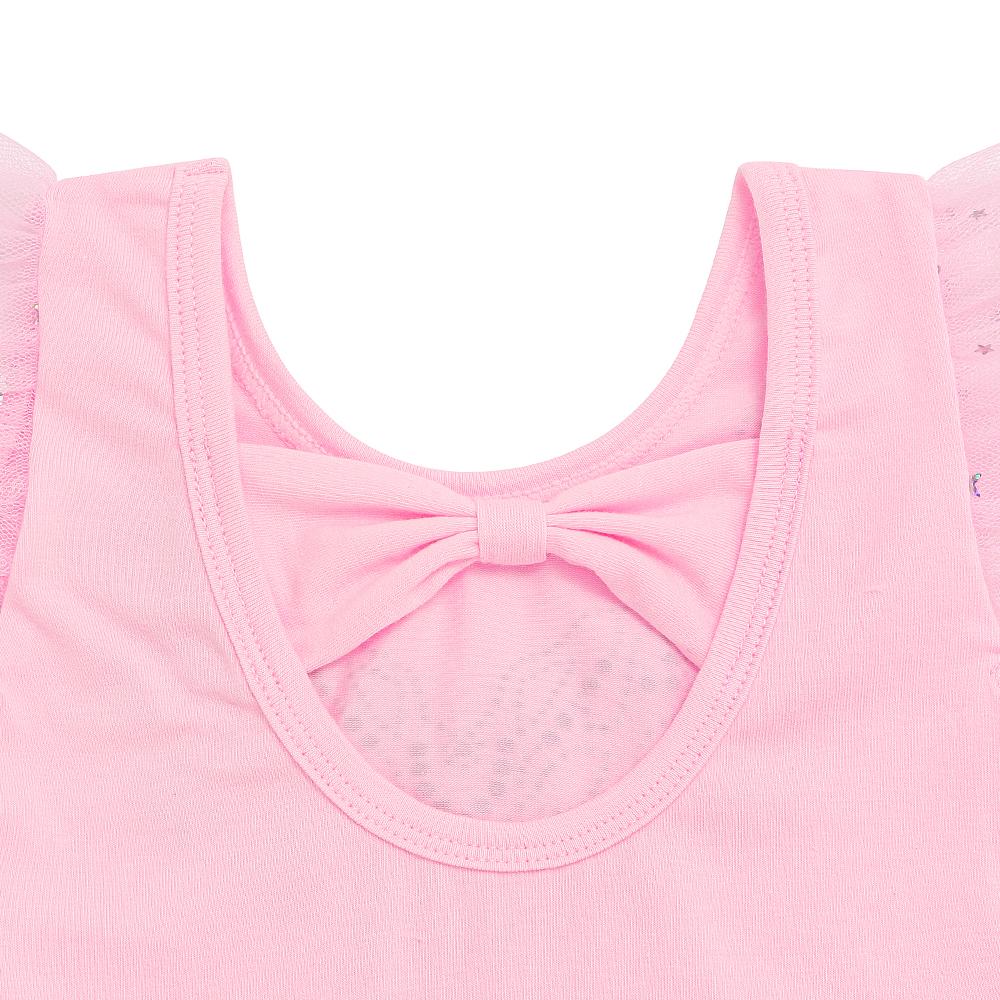 Girls Dance Leotards for Ballet Dress Shiny Tutu Skirted Leotard Gymnastics Bodysuit Ballet Wear Stage Performance Costume