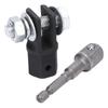 2 Pcs Set Scissor Jack Adapter CRV Steel Car Scissor Jack Adapter for 1/2 Inch Drive Or Impact Wrenc