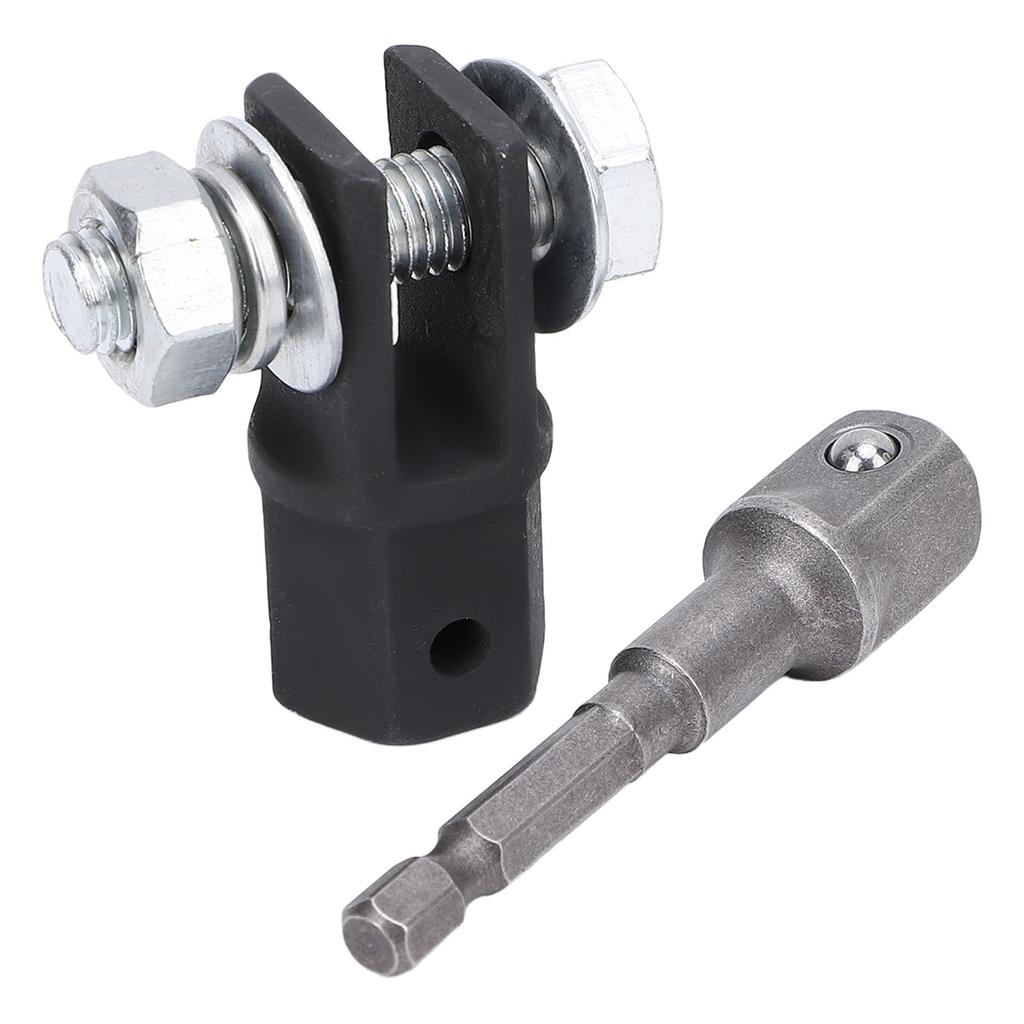 2 Pcs Set Scissor Jack Adapter CRV Steel Car Scissor Jack Adapter for 1/2 Inch Drive Or Impact Wrenc