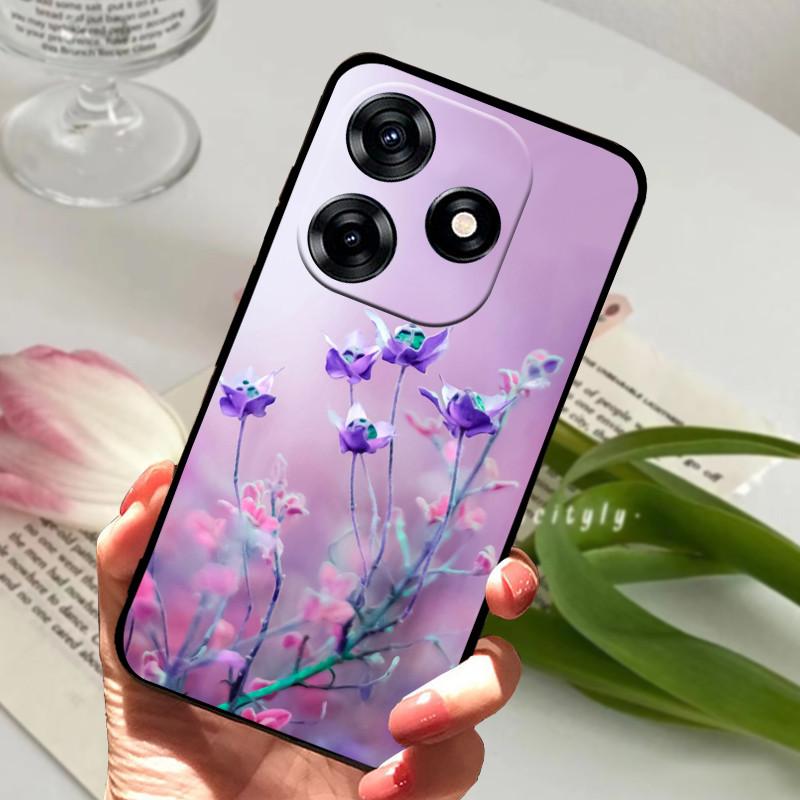 For Tecno Spark 10 Case 6.6" Shockproof Soft Silicone TPU Back Cover for Tecno Spark 10 4G Phone Cases Spark10 Cute Fundas Capa