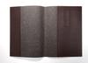 Brown recycled cowhide B5 book and notebook cover with Top Flat 904 rotating ballpoint pen set (T23-B5-005C-803)