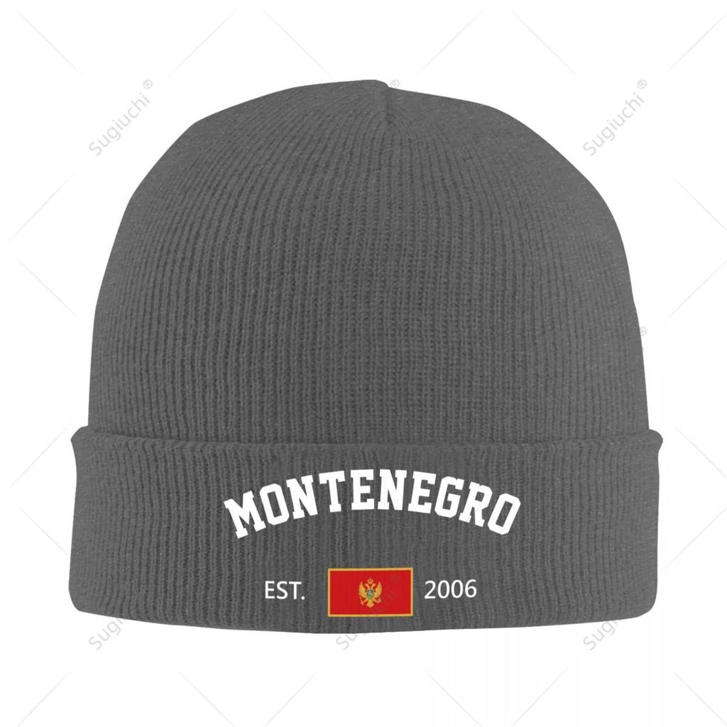Knitted Hat Unisex Montenegro EST Independence Day For Unisex Women Boys Winter Autumn Beanie Cap Warm Bonnet