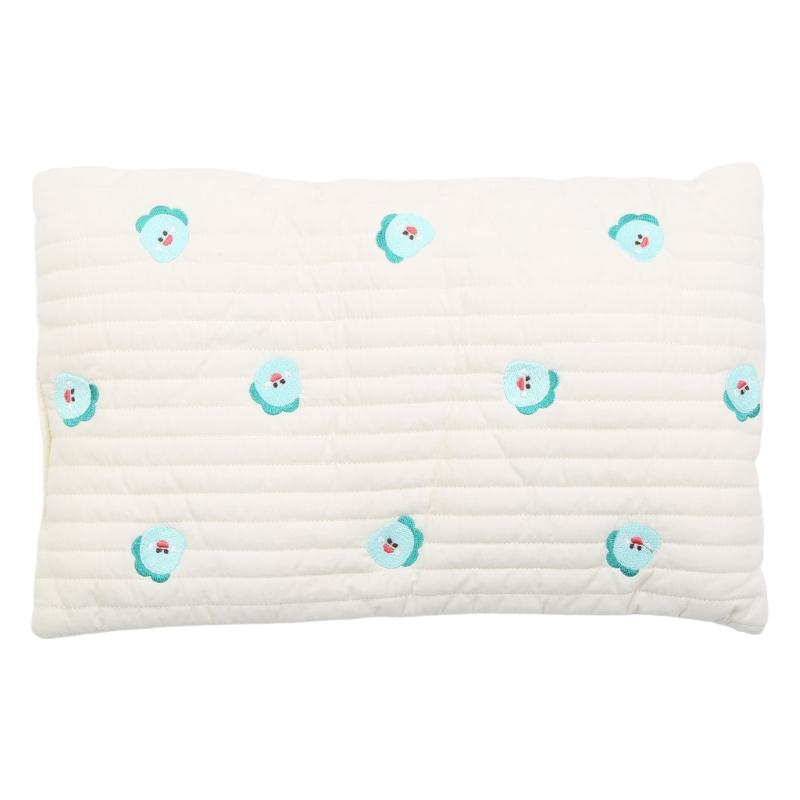 

Стеганая подушка Подушка для головы младенца с животным принтом Дышащая подушка Подушки для коляски Плоская подушка для ребенка 0-12 месяцев 1