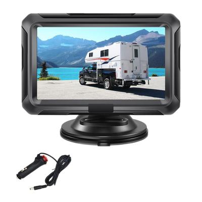 Stynxro Auto LCD Zpětné zrcátko Monitor s Otočným HD Obrazem Dva Montážní Kompatibilní s Napájením Zapalovače Snadný Japonský Návod k Použití
