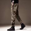 Tooling Pants Men's Summer Trendy Brand Thin Loose Versatile Tied Feet Contrasting Color Men's Casual Pants