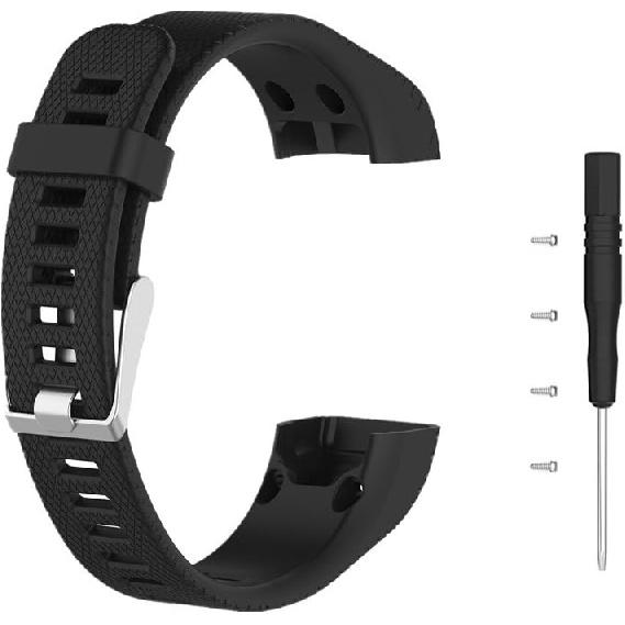 

Ремешок для часов Muovrto для Garmin Approach X40/X10, силиконовый сменный спортивный ремешок для часов для Garmin Vivosmart HR Plus темно-синий