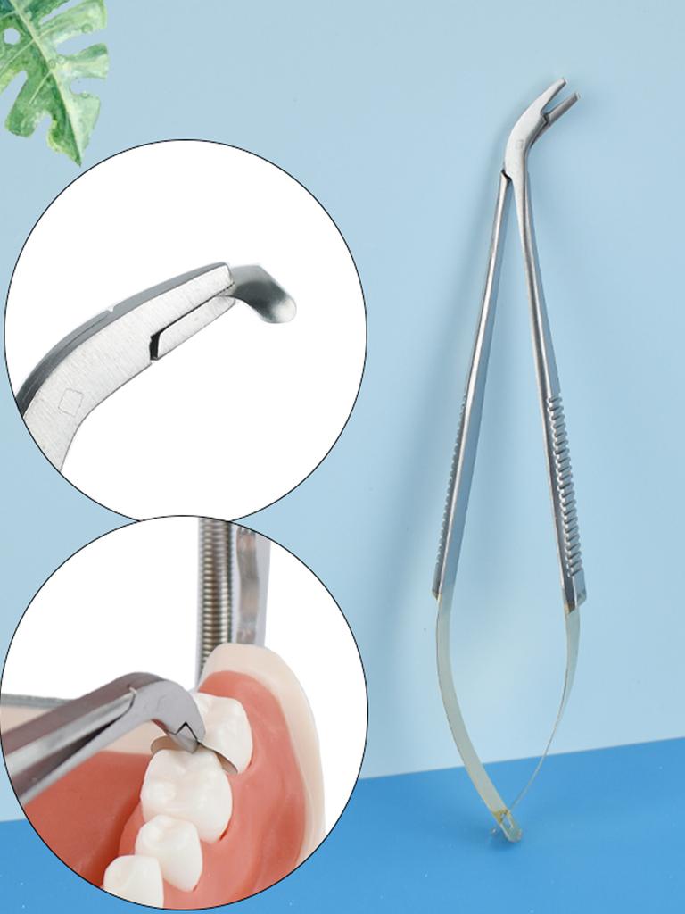 Metall Dental Matrizenhalter, Delta Matrizenhalter, Elastischer Keil, Kunststoff Holzkeil, Matrizenhalter, Ring Distraktor Zange