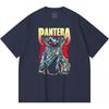 T-shirt Heavy Metal 100% Cotone 230 Gsm Stampa Band Rock Musica Popolare Unisex T-shirt Pesante in Cotone