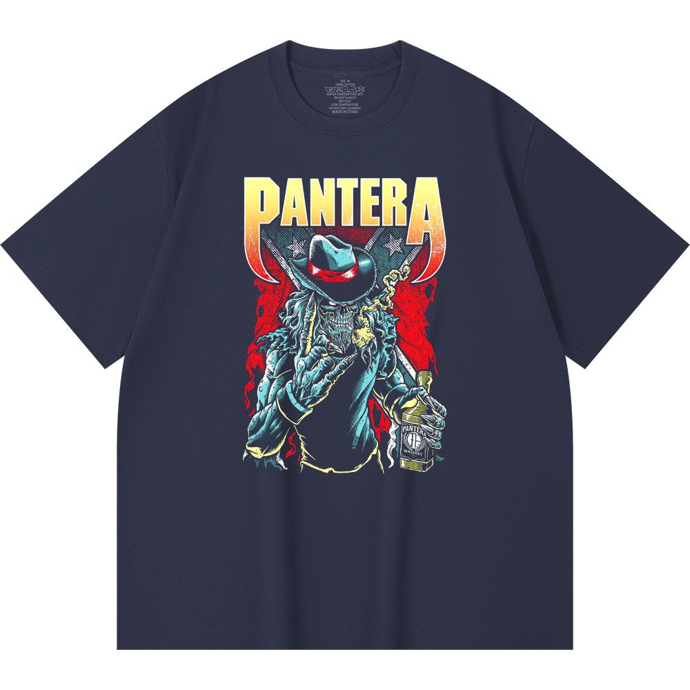 T-shirt Heavy Metal 100% Cotone 230 Gsm Stampa Band Rock Musica Popolare Unisex T-shirt Pesante in Cotone