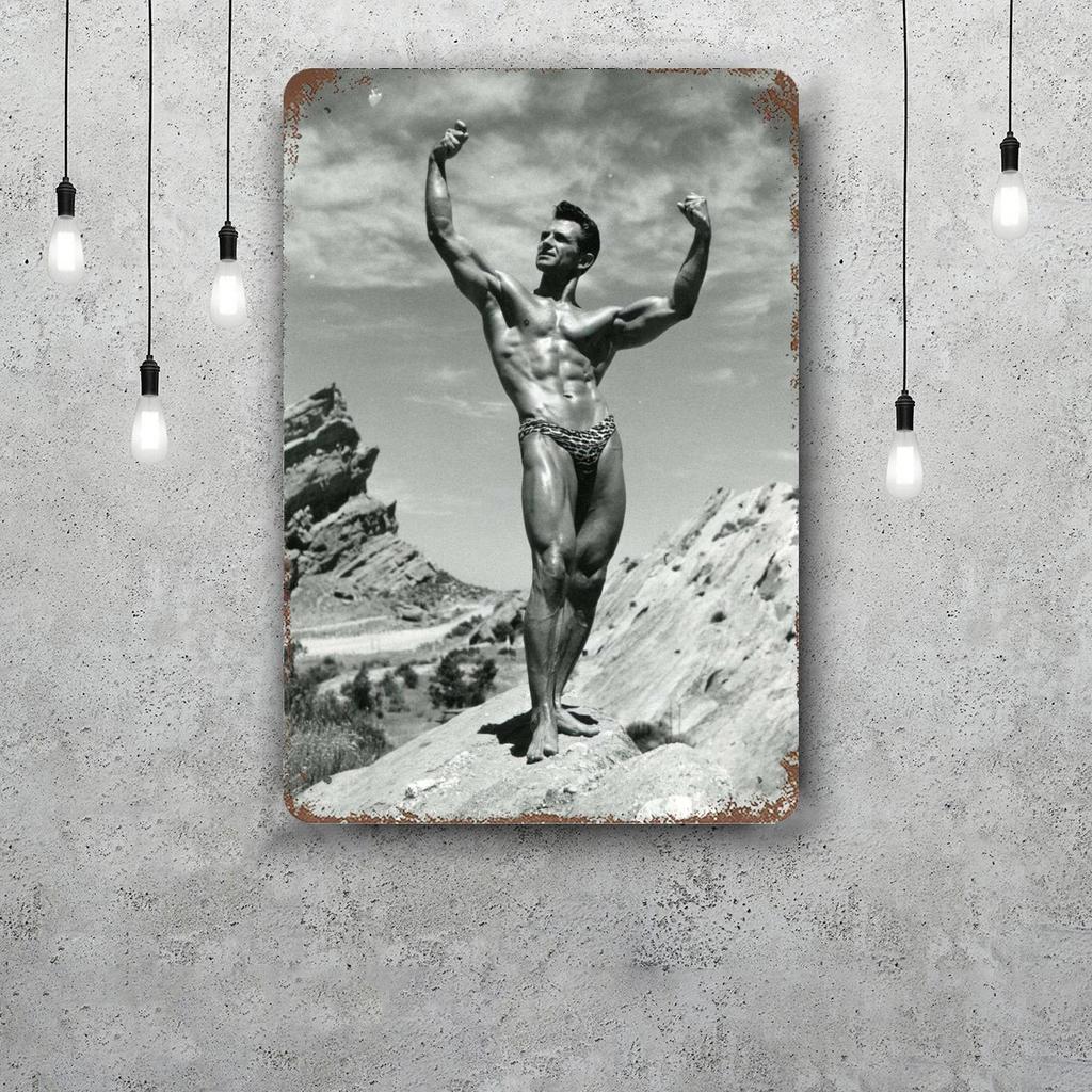 Bodybuilding Funny Bar Metal Sign Retro Plaque Vintage Sign Alcohol Drinker Pub Club Man Cave Kitchen Wall Decoration
