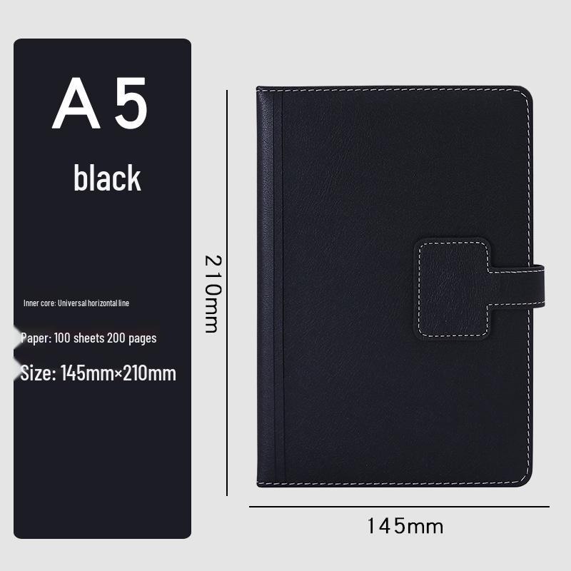 A5 Colorful Snap Button Notebook - Student & Office Notepad with Logo Customization