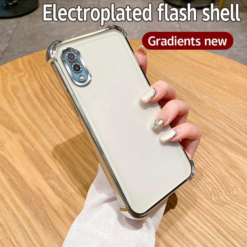 

Чехол для Samsung A02 Чехол Galaxy M02 SM-M022F SM-A022F Чехол для телефона A02 m02 Бампер Ударопрочная Защитная крышка Прозрачное гальваническое покрытие For Galaxy M02