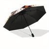 1pc Lively Harry Potter Automatic Open/CloseUmbrella-CuteUmbrella with Cute Design, Portable 3-Fold Compact Umbrella for Men & Women, Valentine's