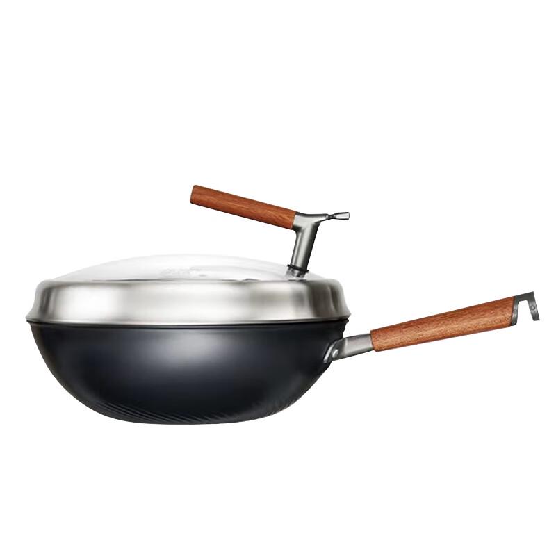 ASD 30cm Composite Titanium Iron Wok