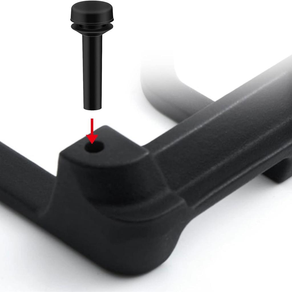 Pachet de 12 Tampoane de Înlocuire Picioare de Cauciuc Înlocuire Arzător Plită Picior Rugină Material Cauciuc Potrivit pentru Aragaz WB02X24790