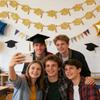 Graduation Wishes For The Class Of 2026 With Tassel Party Banners, Decorations, And Gifts For And High School Graduation Parties.