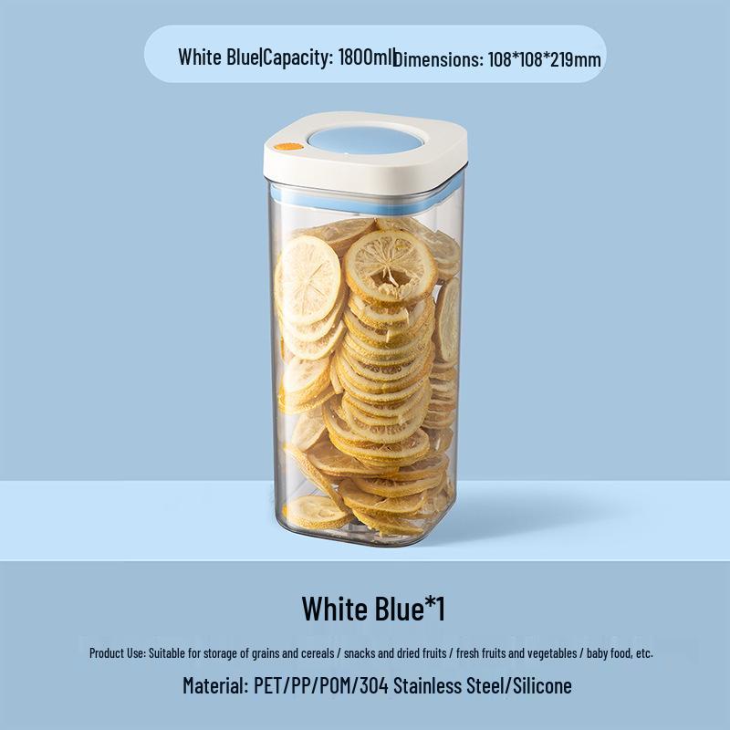 Vacuum-Sealed Food-Grade Kitchen Storage Jar for Coffee Beans & Grains