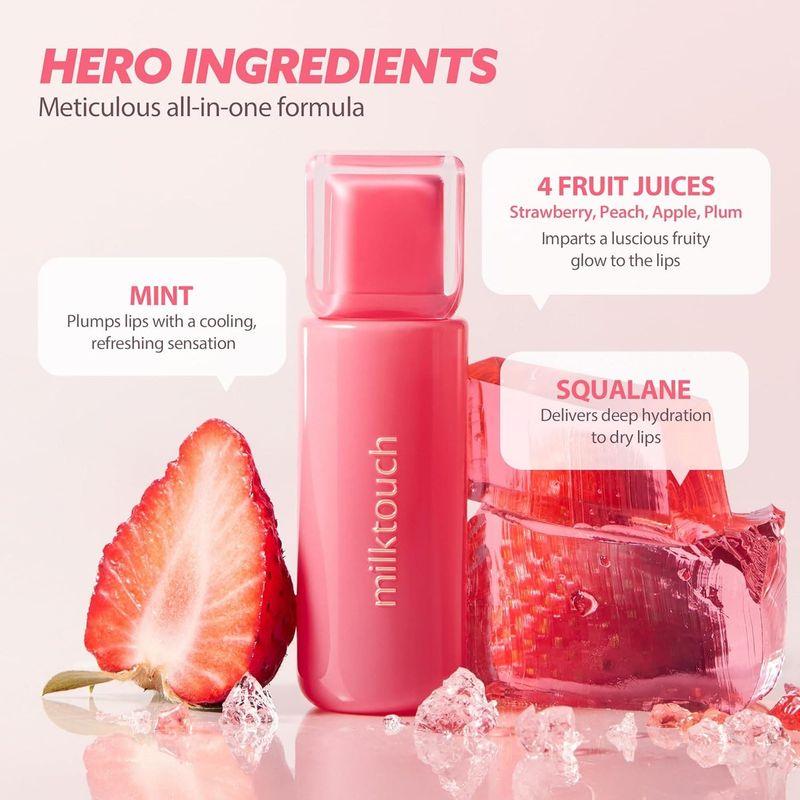 [Milk Touch] Jelly Fit Tinted Glow Lip Tint (10 Colors)