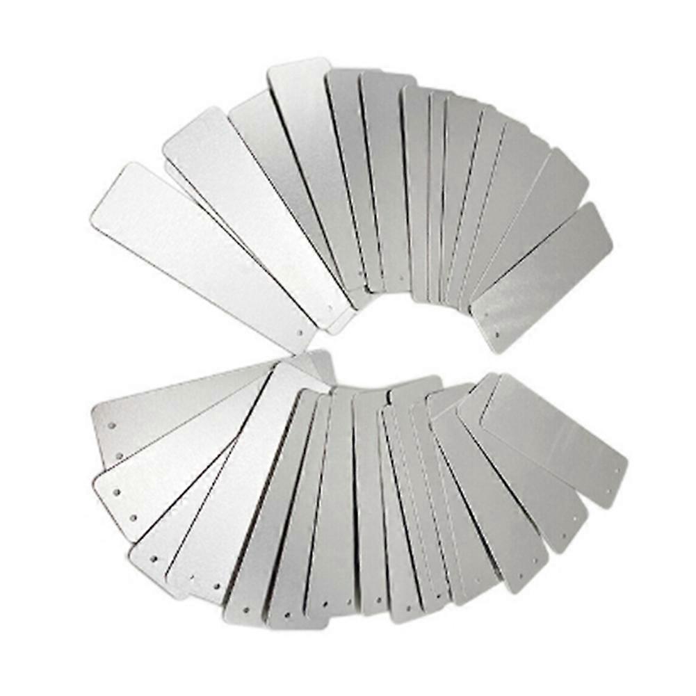 100pcs Aluminum Plant Labels, Metal Plant Tags, Tree ID Tags Plant Aluminum Tag Round Art Aluminum