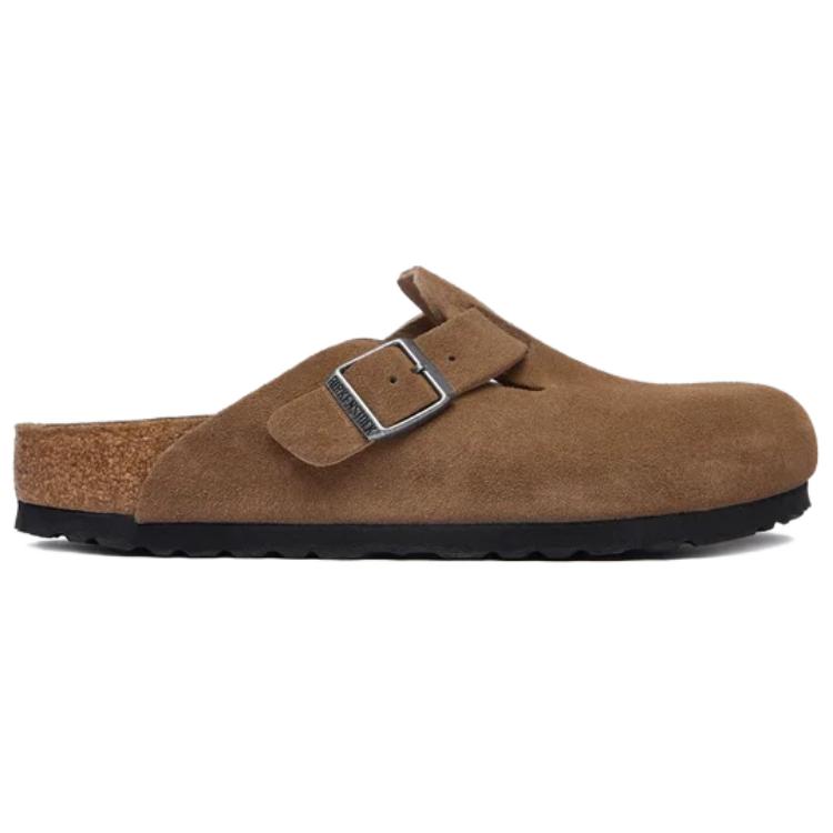 Birkenstock Boston Narrow Sandal Dark Tea Unisex Sneakers Tan 1032795