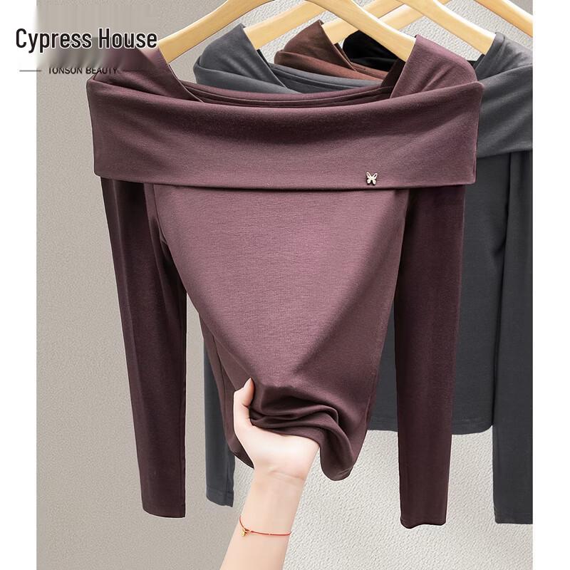 Женский однотонный топ Sipai She с длинным рукавом и открытыми плечами S