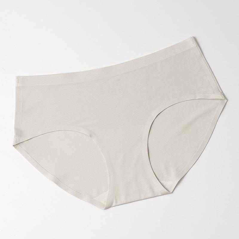 Women's Spring and Autumn 7A Antibacterial No Trace Naked Feeling Extended Underwear