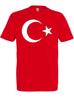 Herren T-Shirt Türkei Flagge Flagge Wappen Logo Druck Slogan Weltmeisterschaft Europäisch Spaß