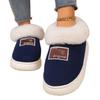 High-top cotton slippers to keep warm, winter velvet home elderly, fluffy shoes, soft-soled couple bags and cotton shoes