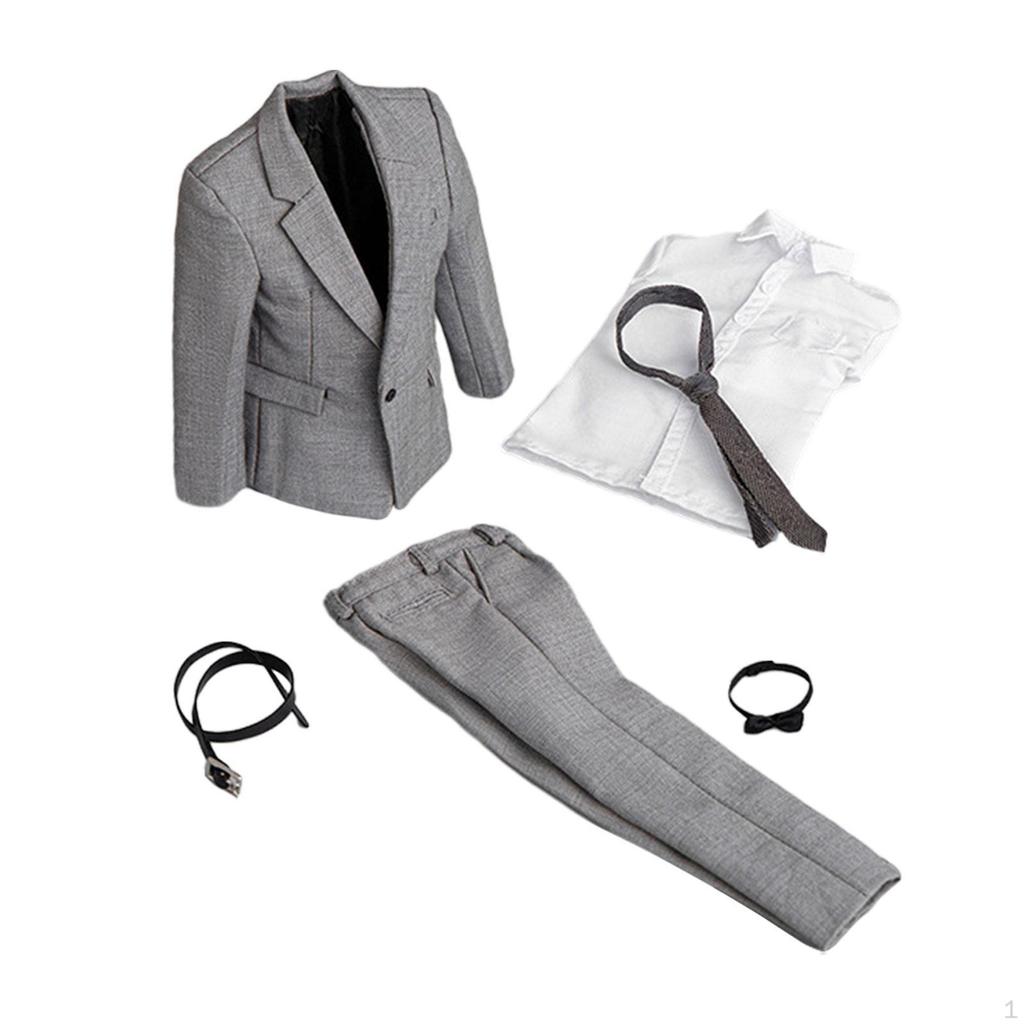 1:6 Office Suit Set Clothes Fashion Handmade Party Stage Props Formal Outfits for 12'' Figures