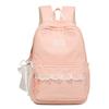 Schoolbag wholesale new schoolbag female Korean ins polka dot girl lace high value large capacity junior high school backpack