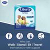 Liberty Popular Adult Diapers, Tape Style, Medium (M) Size, 10 Count, Waist Size (76-101cm | 30-40 inches), Unisex, Pack of 1