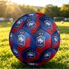 Pallone da Calcio Misura 5 Stampato France Football Resistente all'Usura Standard per Allenamento Adulti Regalo per Fan per Partite Sportive Indoor Outdoor