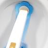 Spazzolino da WC con Manico Lungo Facile Installazione Kit Spazzolino da WC con Contenitore da Parete 24 Testine Aromatiche